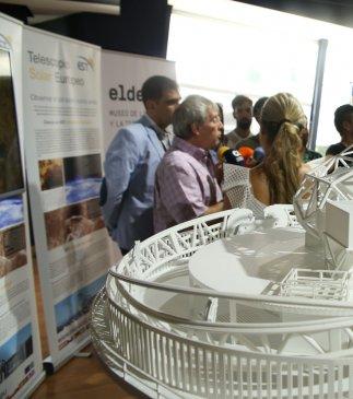 Presentación de la maqueta del Telescopio Solar Europeo en el Museo Elder de Las Palmas