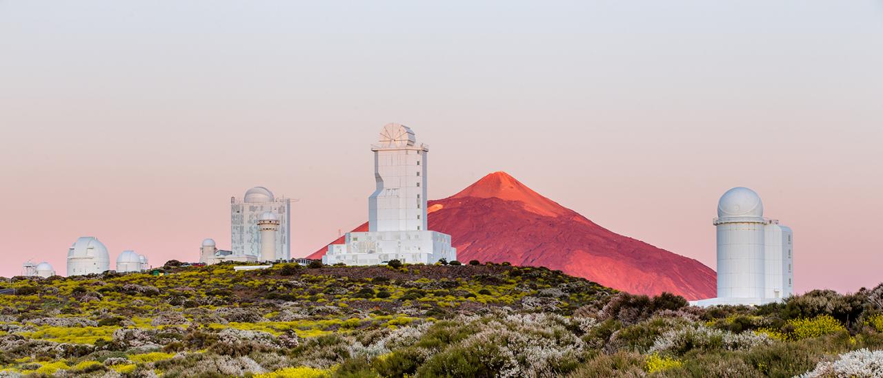 Spring at the Observatorio del Teide (Tenerife)