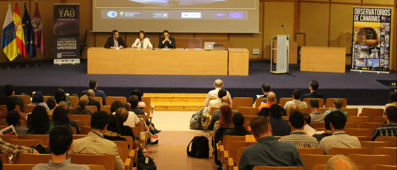 Image of the opening of the IAU Symposium 355