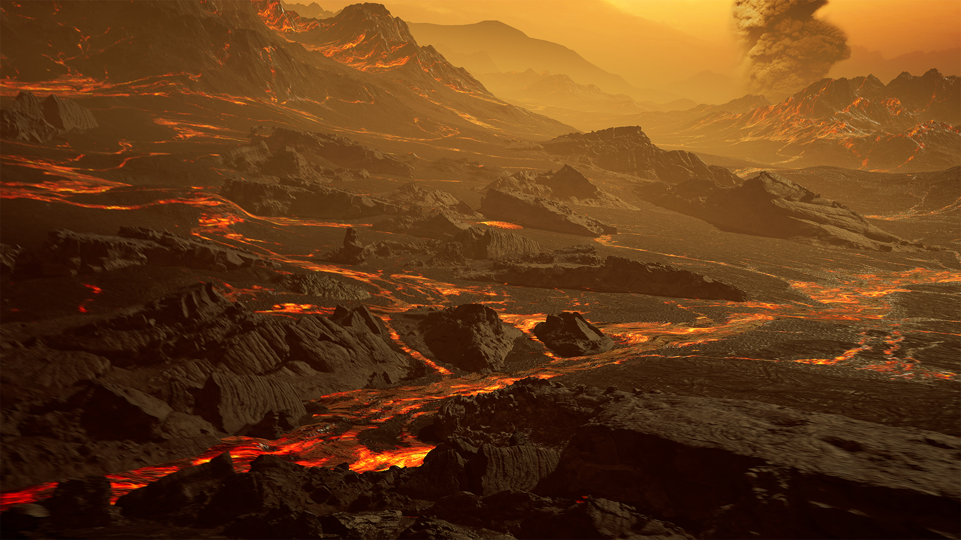 Artist's impression of the surface of Gliese 486b. Credit: RenderArea.