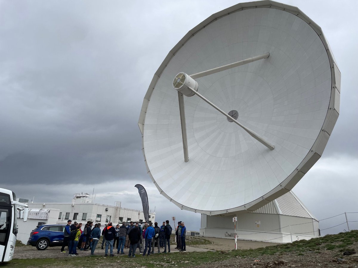 visita al telescopio de 30 metros del IRAM en el Pico Veleta