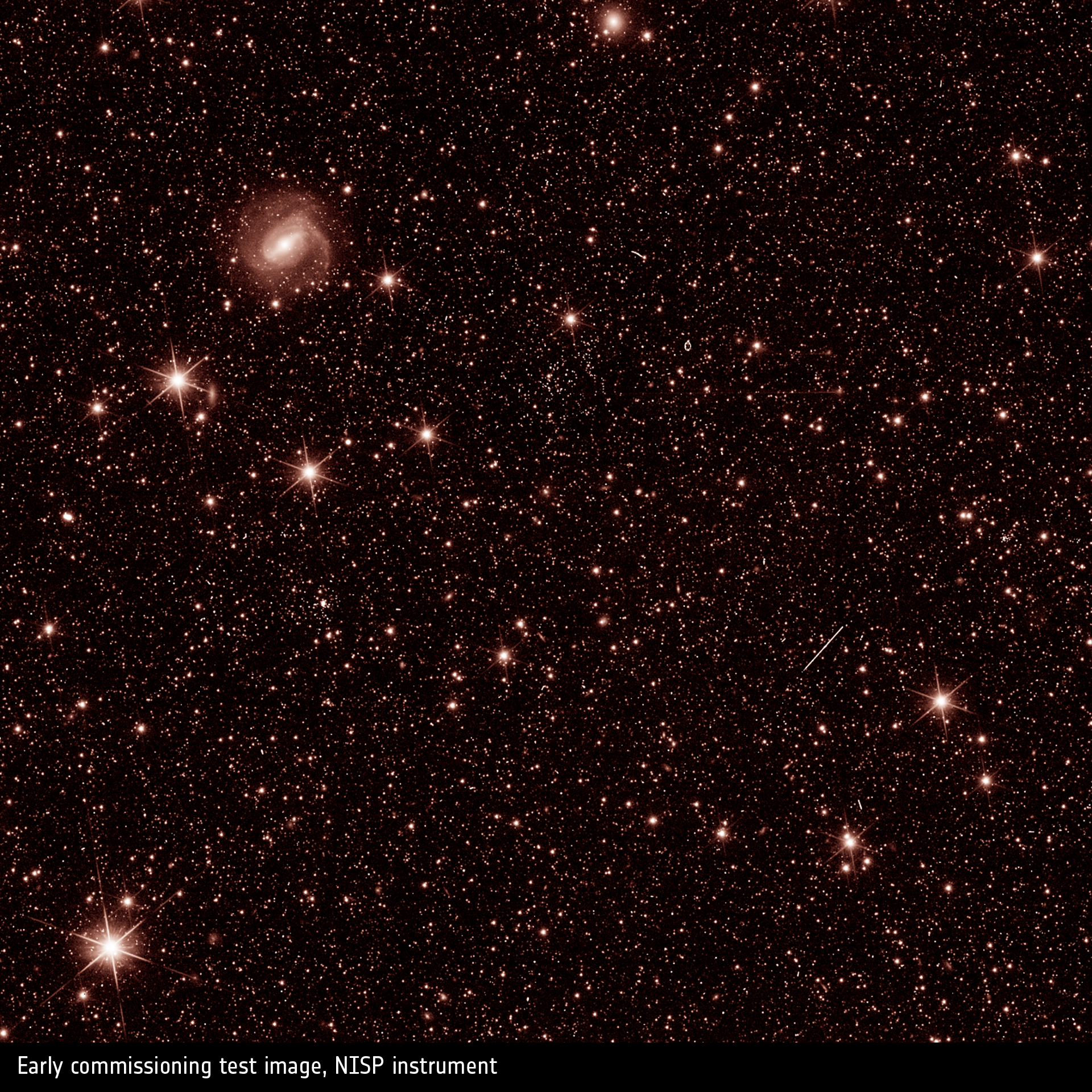 A view of stars by NISP