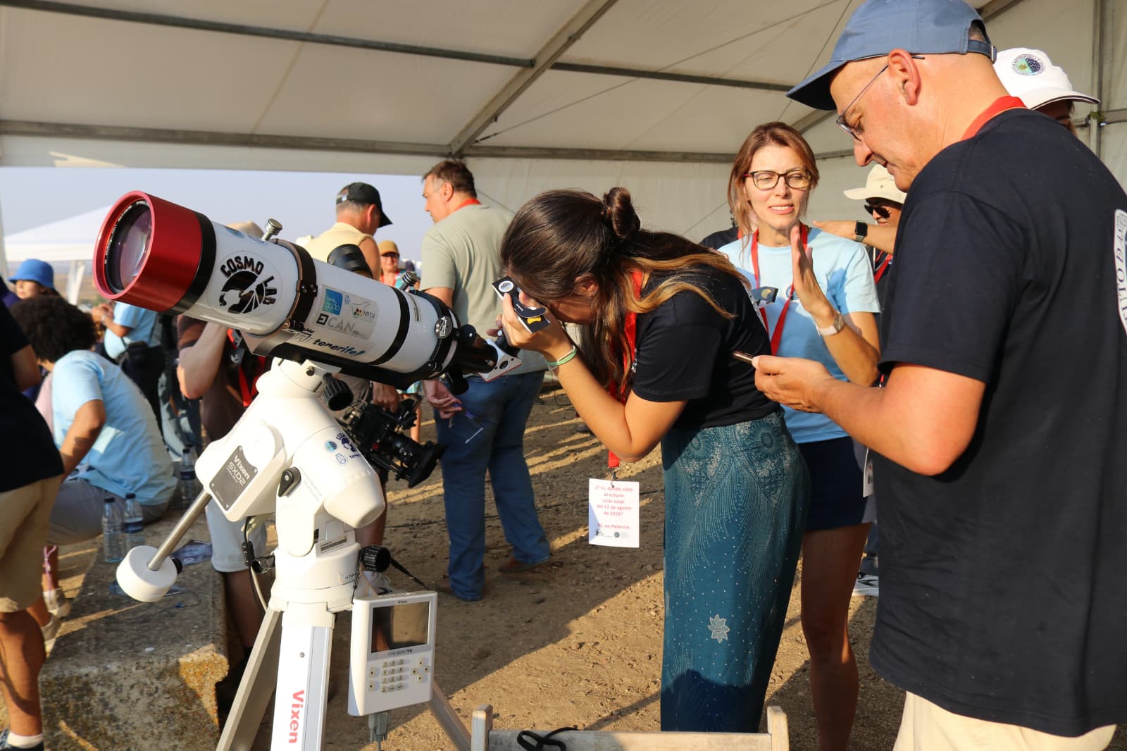 Equipo NATE preparando la observación del eclipse solar total de Palencia, el 12 de agosto de 2026