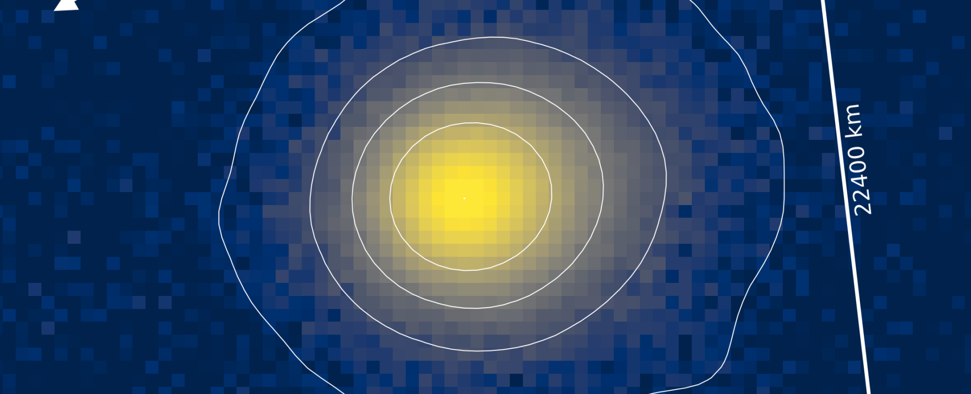 Combined image of interstellar comet 3I/ATLAS formed by 239 exposures of 50 seconds taken with the Two-metre Twin Telescope (TTT3) at the Teide Observatory. Combined image of interstellar comet 3I/ATLAS formed by 239 exposures of 50 seconds taken with the Two-metre Twin Telescope (TTT3) at the Teide Observatory.