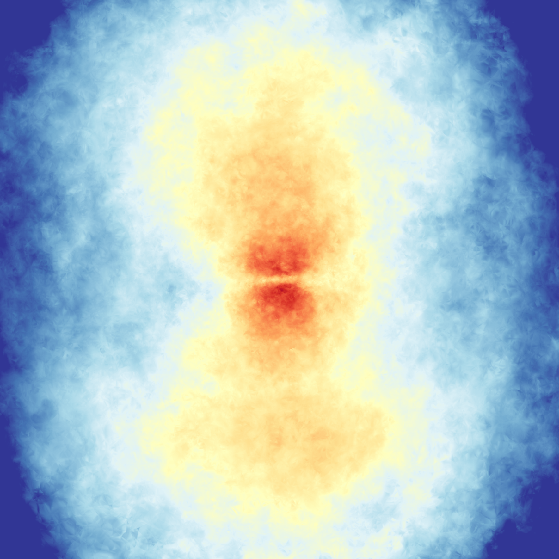 Cosmological simulation of the gas density around a massive galaxy. Cosmological simulation of the gas density around a massive galaxy. The activity from the black hole carves bubbles in the surrounding of galaxies, which in turns modulates the evolution of neighboring galaxies.