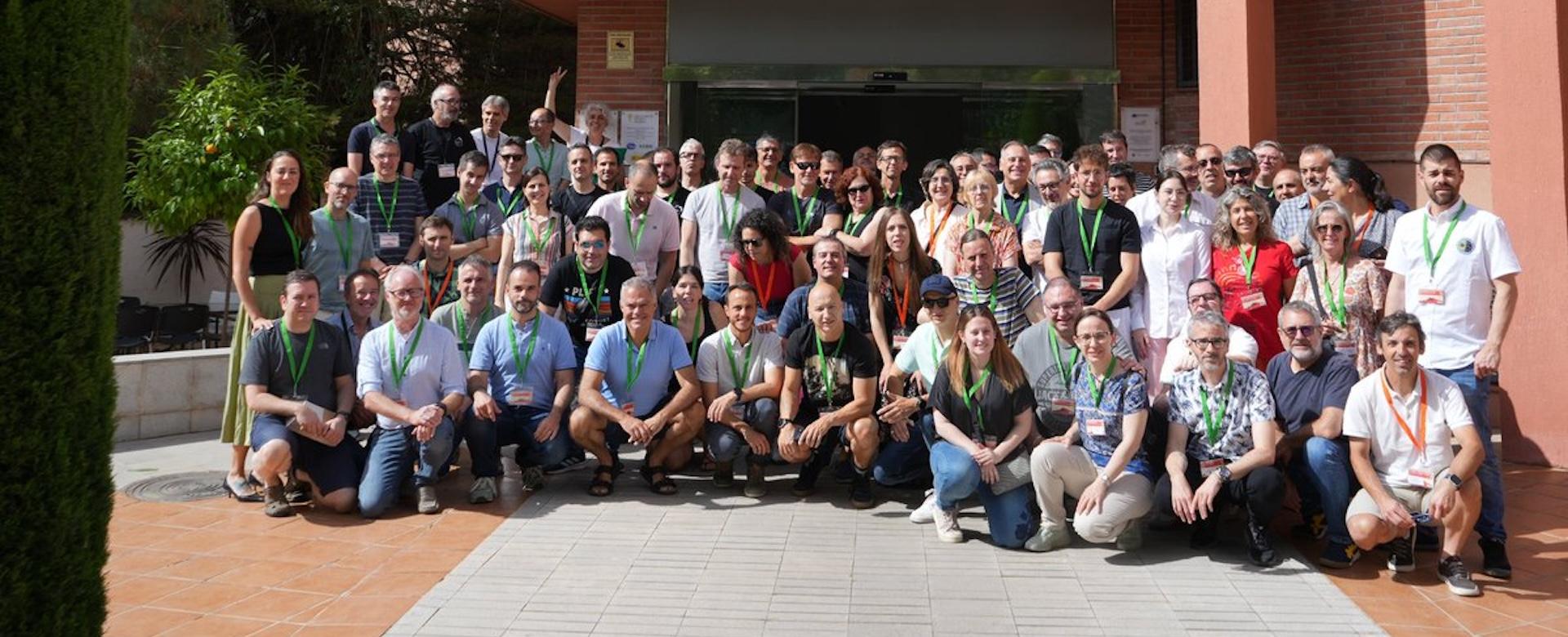 Participantes a la la segunda reunión de los grandes observatorios astronómicos de España celebrada en Granada Participantes a la la segunda reunión de los grandes observatorios astronómicos de España celebrada en Granada