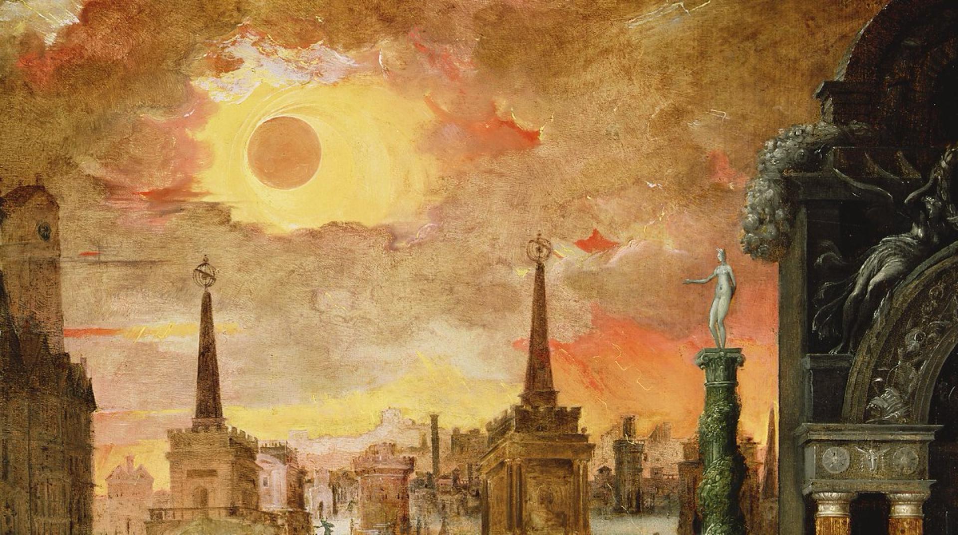 Detalle del cuadro "Dionisio el Aeropagita convierte a los filósofos paganos", de Antoine Caron