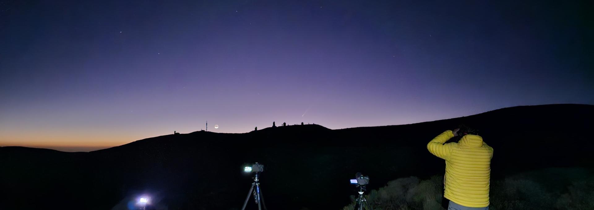 Observando el cometa C/2023 A3 sobre el OT