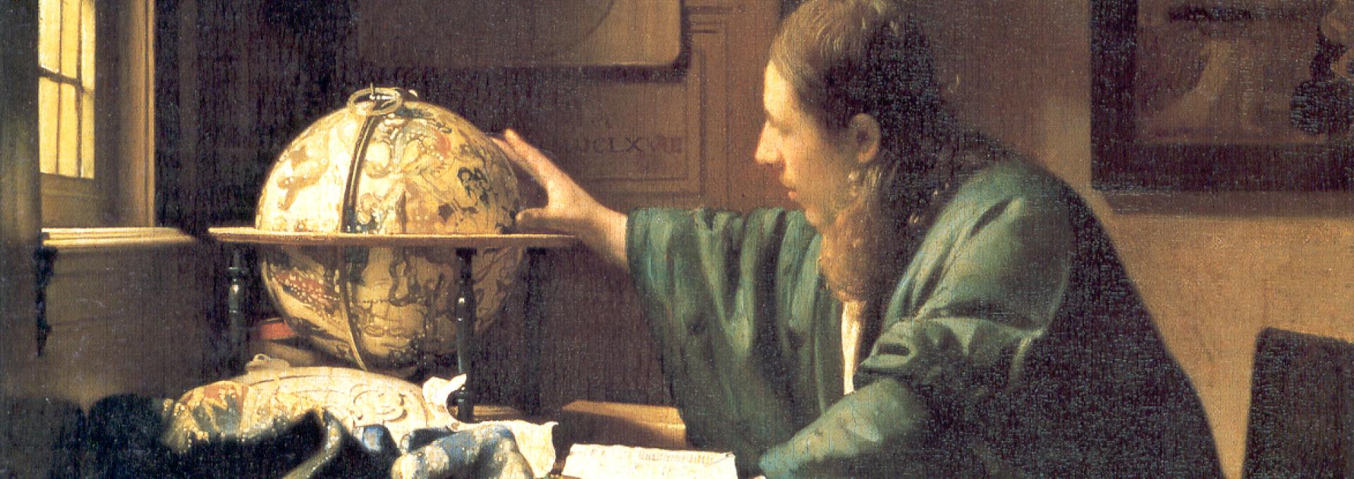 "El astrónomo" de Johannes Vermeer