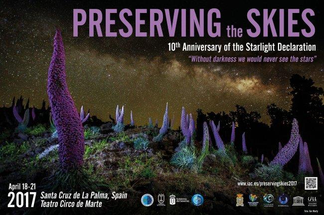 Presentado el programa del congreso multidisciplinar "Preserving the Skies" con motivo del 10ª Aniversario de la Declaración Starlight
