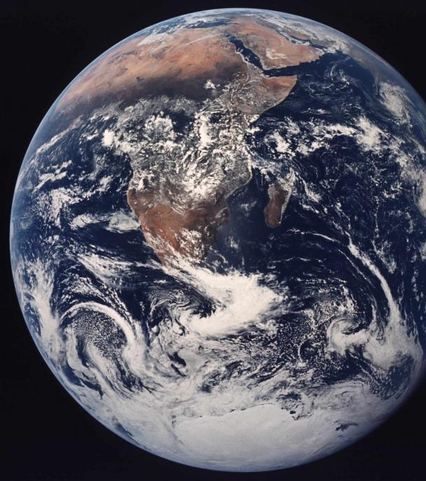 La Tierra desde el Apolo 17