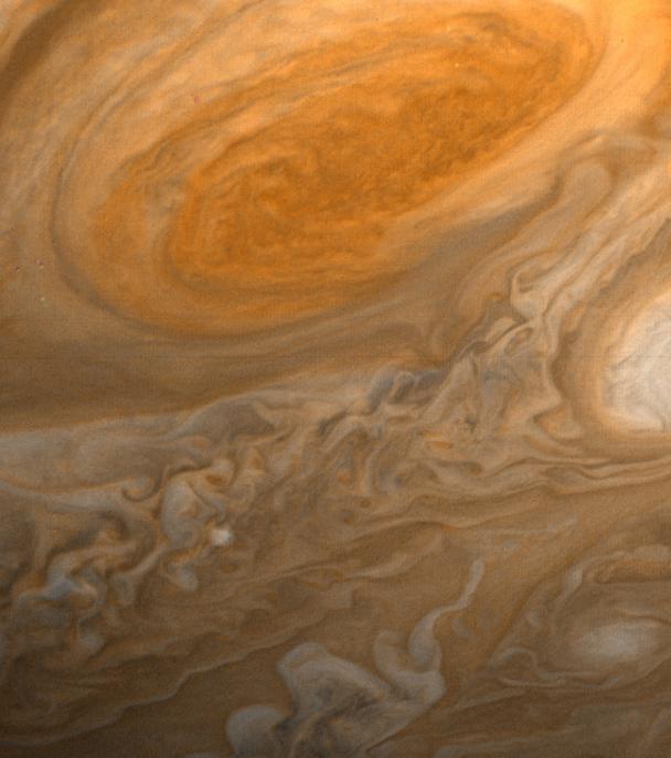 La gran mancha roja de Jupiter