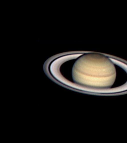 White spot in Saturn