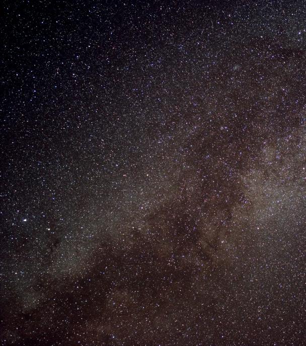 The Milky Way around the constellation Cygnus