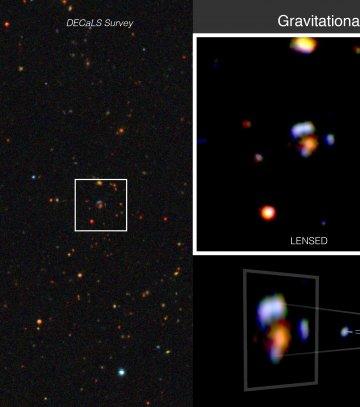 Discovered one of the brightest distant galaxies so far known