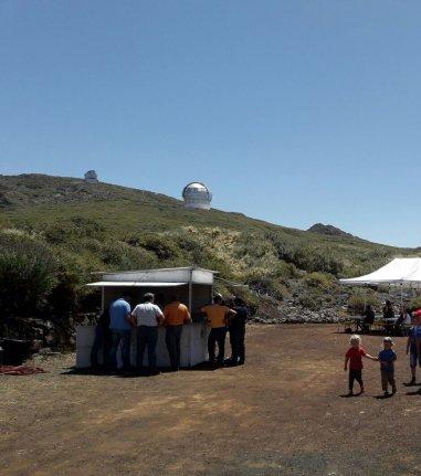 An Open Day for inhabitants of Garafía celebrated at the Roque de los Muchachos Observatory