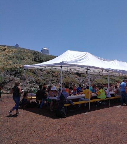 An Open Day for inhabitants of Garafía celebrated at the Roque de los Muchachos Observatory