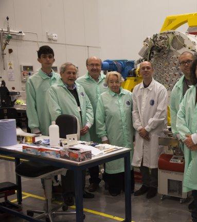 El premio nobel Claude Cohen-Tannoudji visita el IAC y el Observatorio del Teide