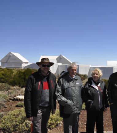 The Nobel Laureate Claude Cohen-Tannoudji visits the IAC and the Teide Observatory