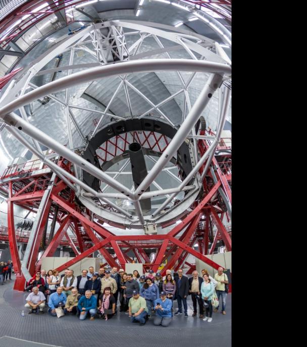 Estrellas de la literatura ‘tocan el cielo’ en el Observatorio de La Palma