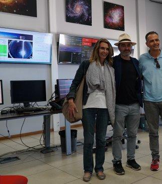 Stars from the world of literature “touch the sky” at the La Palma Observatory