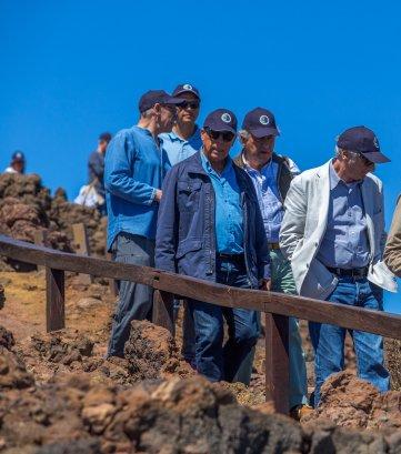 Estrellas de la literatura ‘tocan el cielo’ en el Observatorio de La Palma