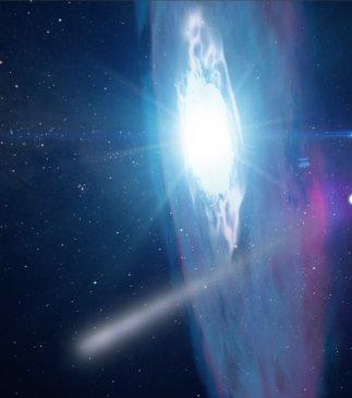 Cosmic fireworks from a new gamma-ray binary