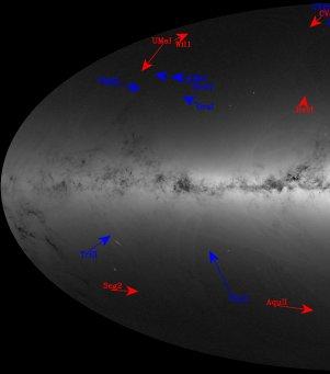 El vals de las pequeñas galaxias que rodean la Vía Láctea