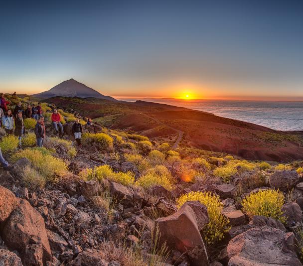 Sunset at Teide Observatory