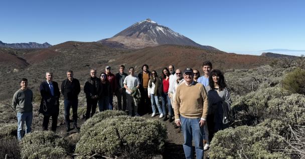 Visita al Observatorio del Teide (OT) del Hub Nacional de Excelencia en Comunicaciones Cuánticas