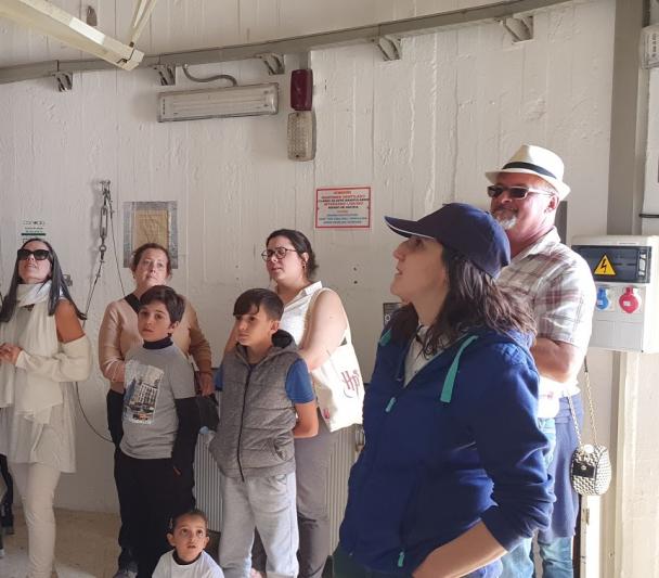 Olga Zamora (IAC) durante las Jornadas de Puertas Abiertas 2019 en el Observatorio del Teide. Crédito: IAC. 