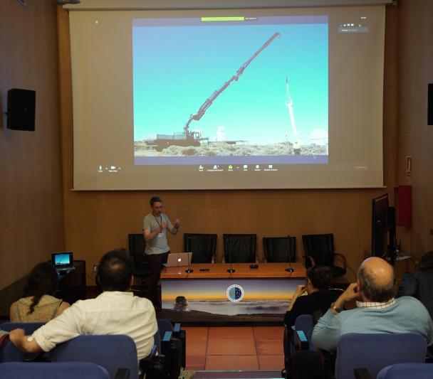 Artem Burdanov during the talks prior to the inauguration of Artemis Artem Burdanov during the talks prior to the inauguration of Artemis