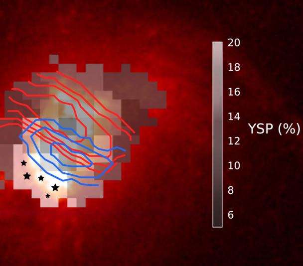 Winds launched by a supermassive black hole impact the formation of new stars in the galaxy Markarian 34