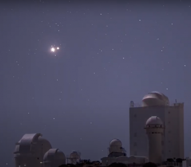 Conjunction on the Teide Observatory