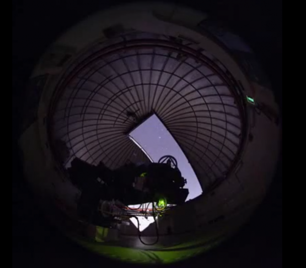 Telescopio IAC80 – Interior cúpula – OT