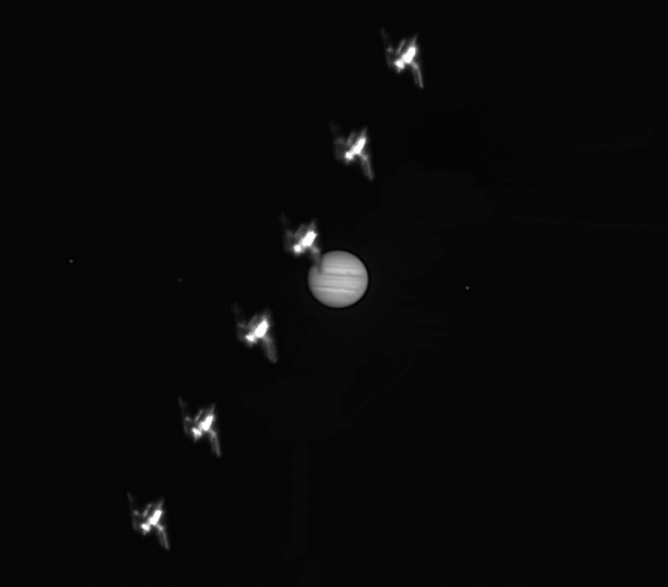 ISS and Jupiter video