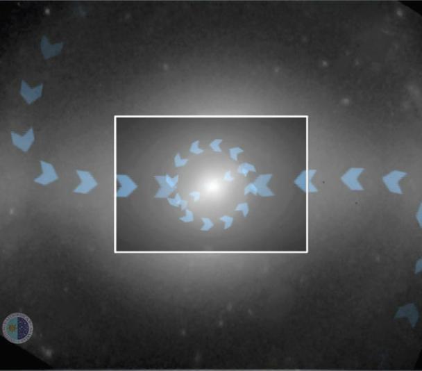 Dinámica de la barra central de una galaxia barrada