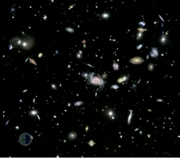 Galaxias en el espacio profundo