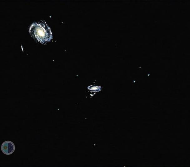 Local Group of galaxies (loop rotation)