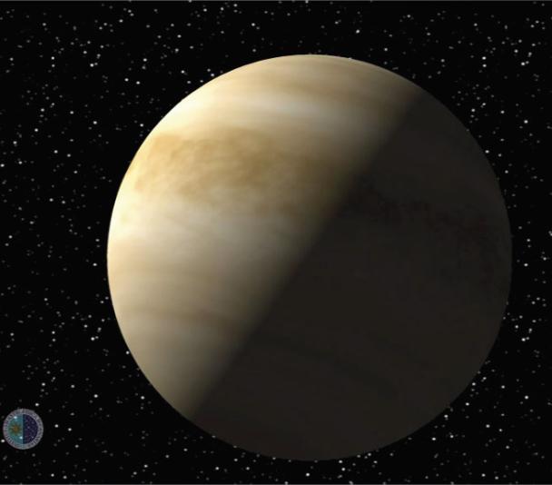 Traverse the dense atmosphere of Venus to its ground