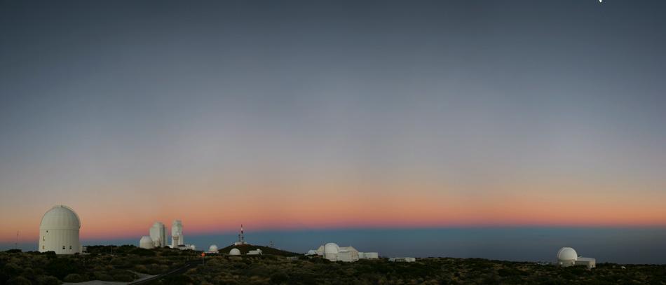 Teide Observatory at dawn.