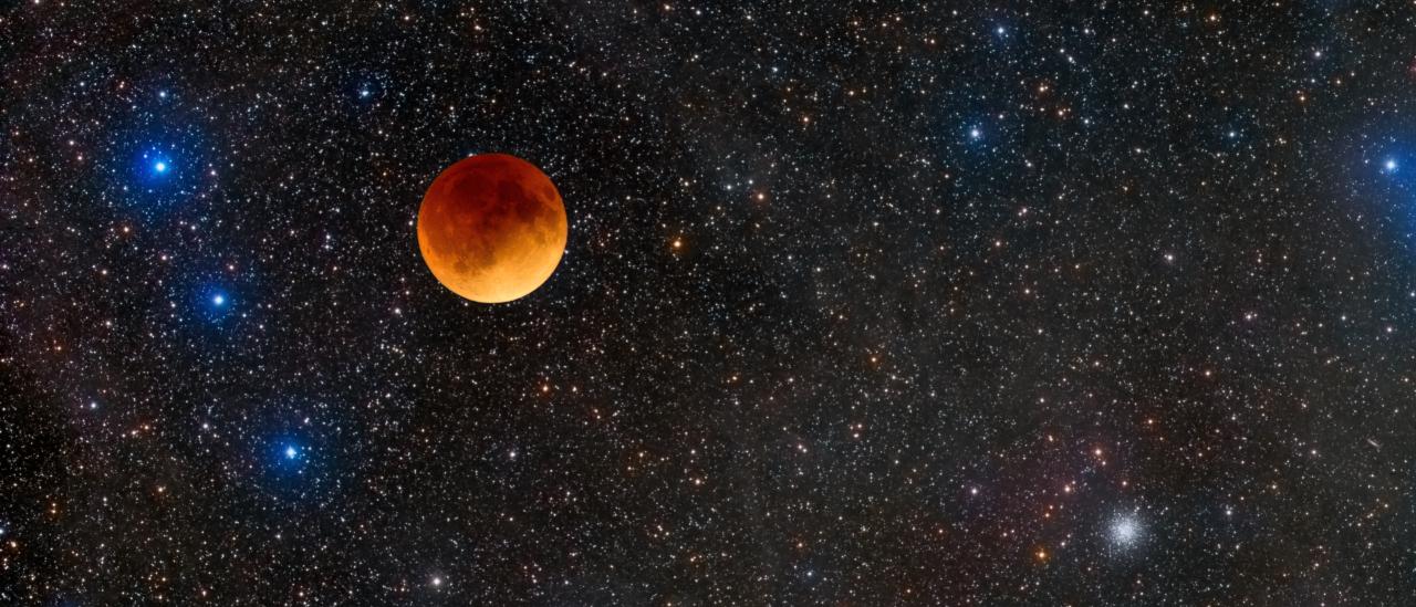 Eclipse total de Luna de 2022, observada desde el Observatorio del Teide con el STCA de la UC3