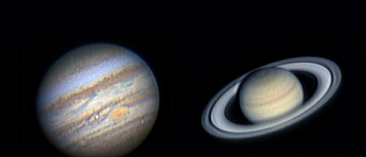 Jupiter and Saturn