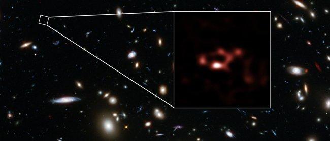Detectado el polvo interestelar de una de las galaxias más lejanas conocidas