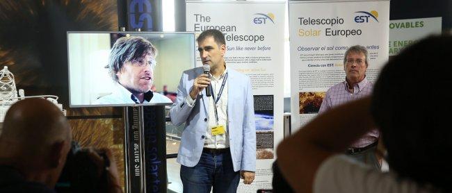 Presentación de la maqueta del Telescopio Solar Europeo en el Museo Elder de Las Palmas