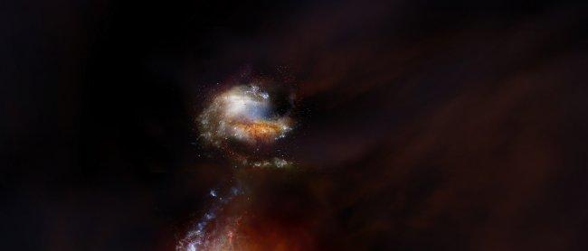 Dos galaxias muy brillantes “chocarán” a 13.000 millones de años luz
