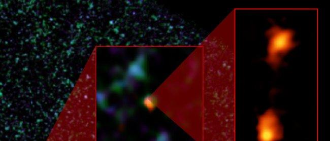 Dos galaxias muy brillantes “chocarán” a 13.000 millones de años luz