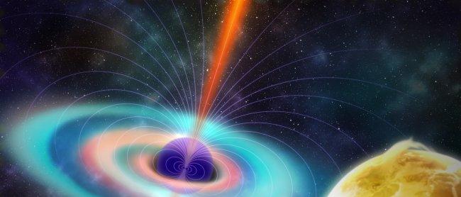 El magnetismo de los agujeros negros es sorprendentemente débil