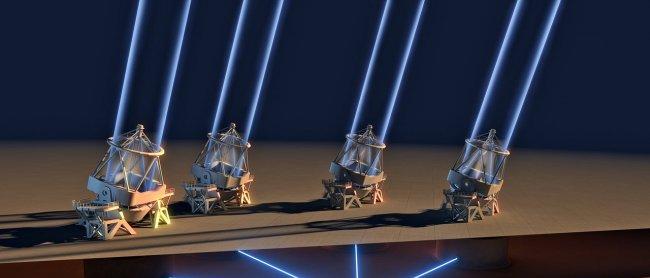 ESPRESSO has its first light on the four telescopes of the VLT at the same time