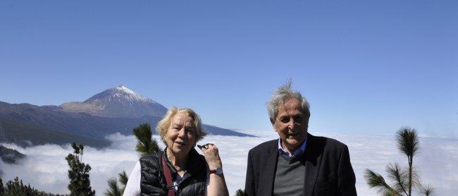 El premio nobel Claude Cohen-Tannoudji visita el IAC y el Observatorio del Teide
